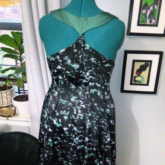 NWOT BCBGeneration Abstract Print Zip Front Dress Sz 10 - Picture 8 of 16